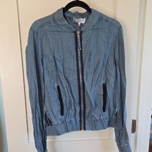 Current Air Blue Denim Zip-Up Jacket